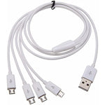 Usb 2 0 A Male To 4 Micro Usb Male Adapter Cable Data Syncing Micro Usb Charging Cord