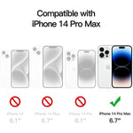 Shockproof Phone Bumper Cover for iPhone 14 Pro Max 1375
