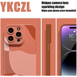 Heart Pattern Full Camera Lens Protective Slim Soft Shockproof Phone Case for iPhone 14 Pro Max 714