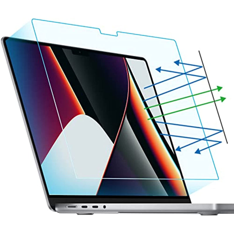 2 Pack Blue Light Blocking Screen Protector Compatible With Macbook Pro 16 Inch