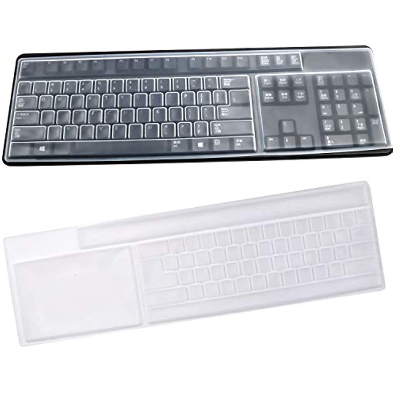 2 Pack Clear Desktop Computer Keyboard Protection Skin