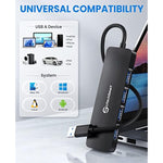 Ultra Slim Usb Adapter For Laptop 5Gbps Fast Data Transfer For Dell Hp Macbook Surface Pro Flash Drive Hdd Keyboard Mouse Ps4