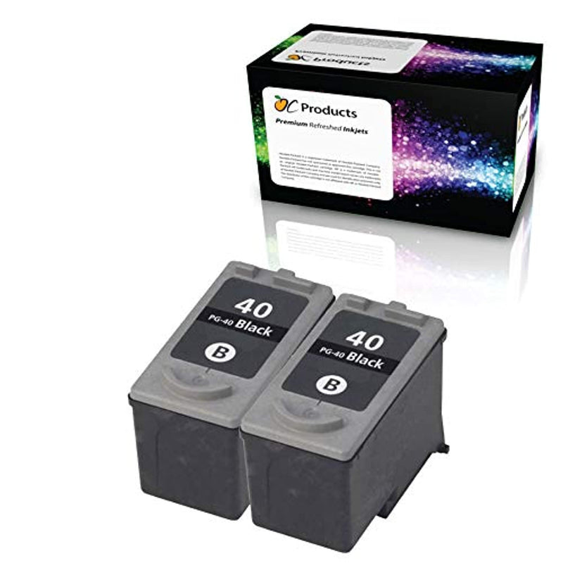 Ink Cartridge Replacement For Canon Pg 40 For Canon Ip1800 Mx310 Mx300 Mp470 Mp460 Mp210 Mp190 Printers 2 Black