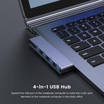 4 Port Usb Hub1 3 0 Hub 3 2 0 Hub Usb Splitter Usb Expander For Laptop Windows Pc Mac Printer Flash Drive Mobile Hdd Notebook Pc