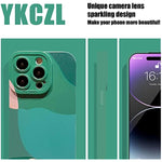 Heart Pattern Full Camera Lens Protective Slim Soft Shockproof Phone Case for iPhone 14 Pro Max 702