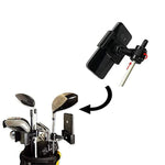 Cai Phoenix Universal 360 Rotating Mount Mobile Phone Holder For Golf Cart Baby Carriage Bike Stroller Prams Car Headrest Mount Golf Swing Recording Clip Training Aids