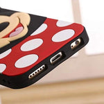 Jowhep Case For Iphone 12 Pro Max Soft Silicone Cartoon Design Cute Cover Fashion Funny Kawaii Character Shell For Iphone 12 Pro Max 6 7 Fun Animal Cool Unique Pretty Cases Girls Women Kids Minnie