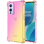 Oneplus 9 Slim Shockproof Clear Floral Pattern Soft Flexible Tpu Protective Cover