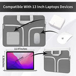 11.6 12.3 inch Neoprene Laptop Case Bag Handle Compatible with Acer Chromebook r11/HP Stream/Samsung/ASUS C202 L210 / Microsoft Surface Pro 7/3/4/5/6/Dell 75