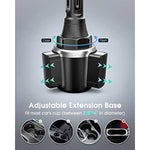 Fego Cup Phone Holder For Car Height Adjustable Pole Never Shake Bumpy Roads Friendly Car Phone Holder Mount Hands Free Cup Holder Phone Mount Compatible With Iphone Samsung And All Cell Phones