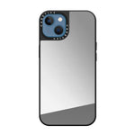 Casetify Mirror Case Magsafe Compatible For Iphone 13 Silver On Black