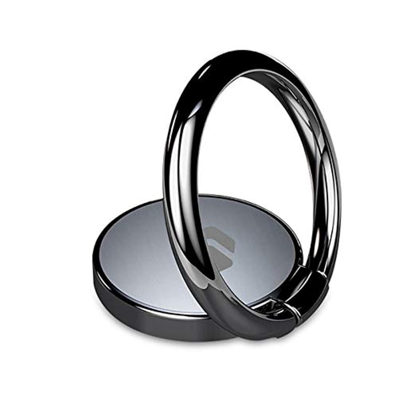 Licheers Cell Phone Ring Holder Stand 360 Degree Rotation Finger Ring Kickstand For Magnetic Car Mount Compatible With Iphone Samsung Lg Htc Moto And More Compact Slim Design Gray