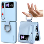 Samsung Galaxy Z Flip 4 Case With Ring Silicone Protective