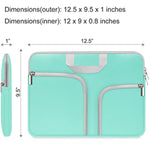 11.6 12.3 inch Neoprene Laptop Case Bag Handle Compatible with Acer Chromebook r11/HP Stream/Samsung/ASUS C202 L210 / Microsoft Surface Pro 7/3/4/5/6/Dell 72
