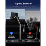 Magnetic Cup Phone Holder for Car Truck with Long Arm Compatible with iPhone, Samsung Galaxy & Google Pixel 1108