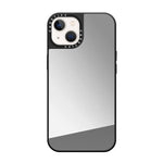 Casetify Mirror Case Magsafe Compatible For Iphone 13 Silver On Black