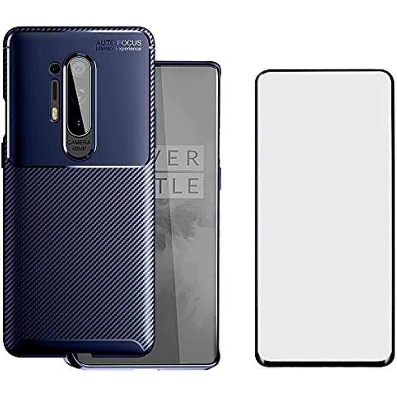 Phone Case For Oneplus 8 Pro With Tempered Glass Screen Protecto