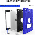 Hybrid Shockproof Drop Protection Cover With Kickstand For Ipad 9Th Generation Case Ipad 8Th Generation Case Ipad 7Th Generation Case