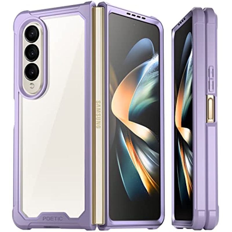 Samsung Galaxy Z Fold 4 Ultra Thin Hybrid Shockproof Protective Rugged Clear Cover