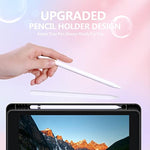 Slim Protective Cover Compatible With Ipad 10 2 Case For Ipad 9Th 8Th 7Th Generation Case With Pencil Holder