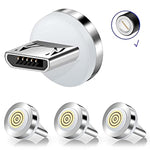 Multiple Magnetic Connector Tips Head Usb Android Devices With 1 Contact Points