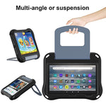 Lightweight Anti Slip Shock Resistant Kid Friendly Cover With Stand For Fire 7 Tablet
