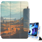 Double Layer Magnetic Folio Cover With Multiple Angles And Pencil Charging Support For Ipad Air 10 9 Case 5Th 4Th Generation 2022 2021 2020 2018