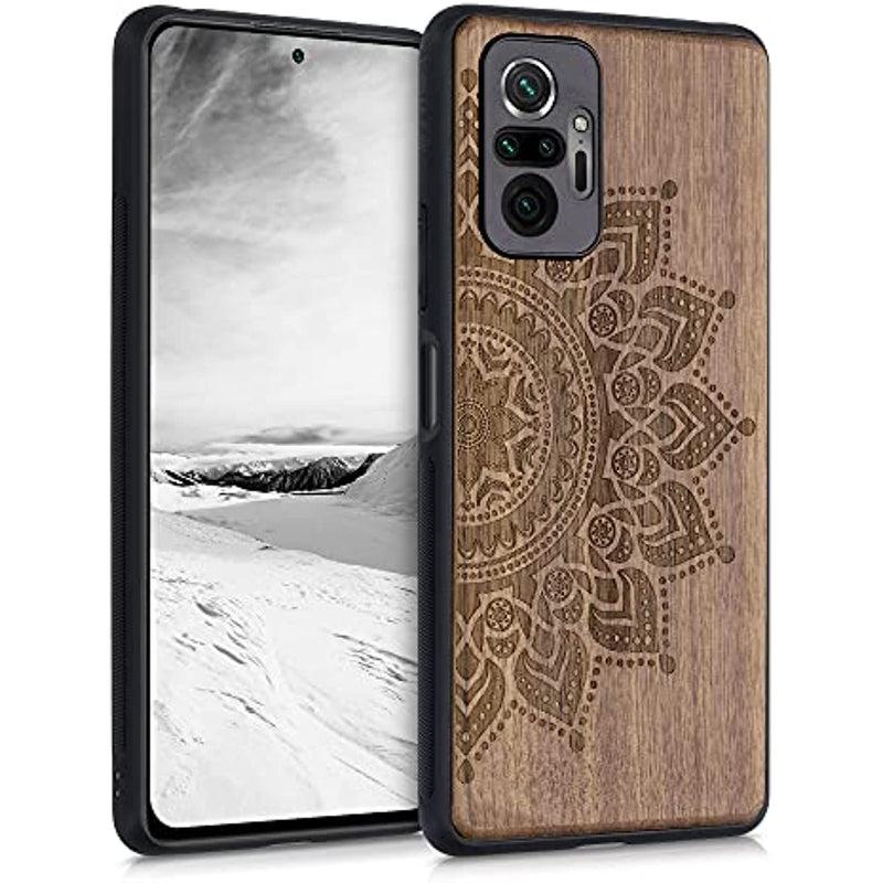 Wood Case Compatible With Xiaomi Redmi Note 10 Pro