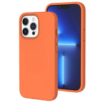 K Tomoto Compatible With Iphone 13 Pro Case Drop Protection Anti Fingerprint Shockproof Liquid Silicone Cover With Microfiber Lining Phone Case For Iphone 13 Pro 6 1 2021 Orange