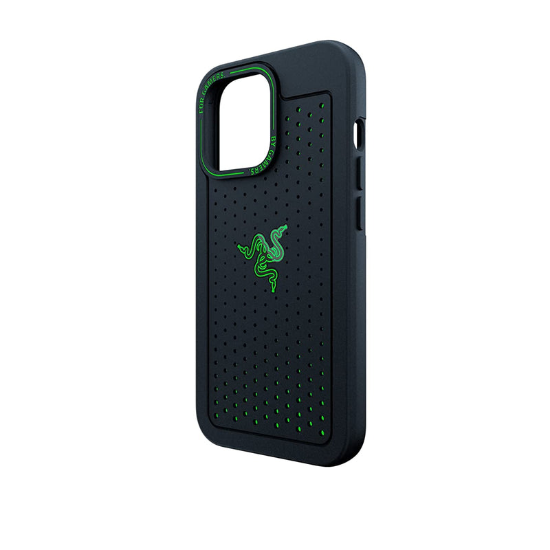 Razer Arctech For Iphone 13 Pro Case Extra Ventilation Channels Thermplastic Elastomer Reinforced Corners Tactile Side Buttons Compatible With Wireless Chargers And 5G