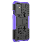 Cotdinfor Compatible With Oneplus 9 Case Heavy Duty With Kickstand Military Grade Dual Layer Drop Protection Shockproof Slim Phone Case For Oneplus 9 5G Hyun Purple