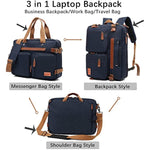 17.3 Inch Water Proof Briefcase Multi functional Notebook Computer Bag for Travel Business