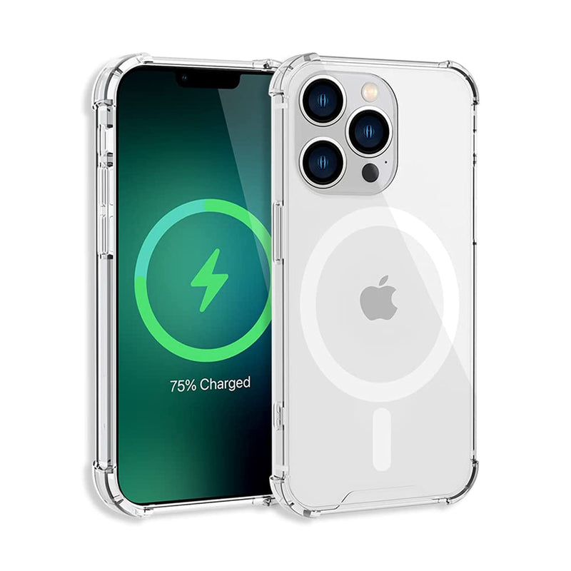 Toru Mx Slim Magnetic Cover Designed For Iphone 13 Pro Case With Strap Compatible With Magsafe Clear