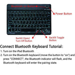 New Ipad Backlit Keyboard Case For Ipad Pro 11 Inch 2021 3Rd Gen Detachable Keyboard Backlit 7 Color Wireless Bt Ipad Smart Case With Advanced L