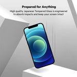 Belkin Iphone 12 Pro Iphone 12 Screen Protector Temperedglass Privacy Antimicrobial Treated Clear Ova029Zz