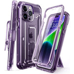 Unicorn Beetle Pro Case with Built in Screen Protector & Kickstand & Belt Clip fo iPhone 14 Pro Max 1549
