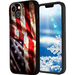 Compatible With Iphone 13 Pro Max Case Usa Soldier Patriotic American Usa Flag Retro Case For Iphone 13 Pro Max Men Boys Graphic Shockproof Soft Silicone Protective Cool Case For Iphone 13 Pro Max