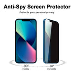 2 Pack Bestfilm Privacy Tempered Glass For Iphone 13 Mini 5 4 Inch Anti Spy Screen Protector Anti Peep Glass Film Full Coverage Case Friendly Bubble Free