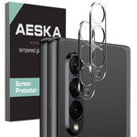 2 Pack Aeska Camera Lens Protector For Samsung Galaxy Z Fold 3 Tempered Glass High Definition Scratch Resistant Case Friendly Anti Scratch Camera Protector For Samsung Galaxy Z Fold 3