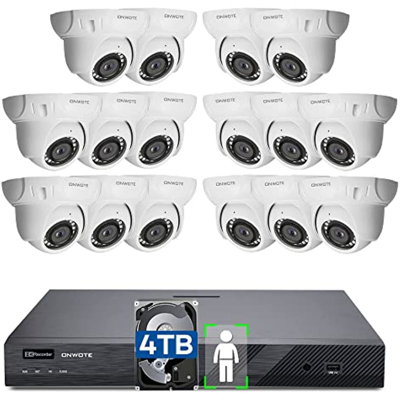 16X Outdoor 5Mp Audio Poe Ip Cameras With Wide Angle
