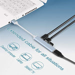 Ultra Slim Portable Data Hub Applicable For Laptop Imac Pro Macbook Air Mac Notebook Pc Usb Splitter Aluminum