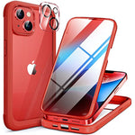 Full Body Clear Bumper Case With Built In Tempered Glass Screen Protector