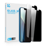 2 Pack Glass M Privacy Screen Protector For Iphone 13 Mini Anti Peep Tempered Glass Full Coverage Screen Cover Compatible With Face Id