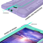 3 In 1 Heavy Duty Rugged Shockproof Protective Anti Scratch Case Compatible With Samsung Galaxy Tab A 10 1 2016 Case Sm T580 T585 T587