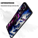 Compatible With Samsung Galaxy S21 Ultra 5G S30 Ultra 5G Case Colorful Wolf Planet Cases For Men Boy Women Wolf Graphic Cool Design Soft Silicone Case For Samsung Galaxy S21 Ultra 5G S30 Ultra 5G