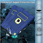 Hybrid Shockproof Drop Protection Cover With Kickstand For Ipad 9Th Generation Case Ipad 8Th Generation Case Ipad 7Th Generation Case