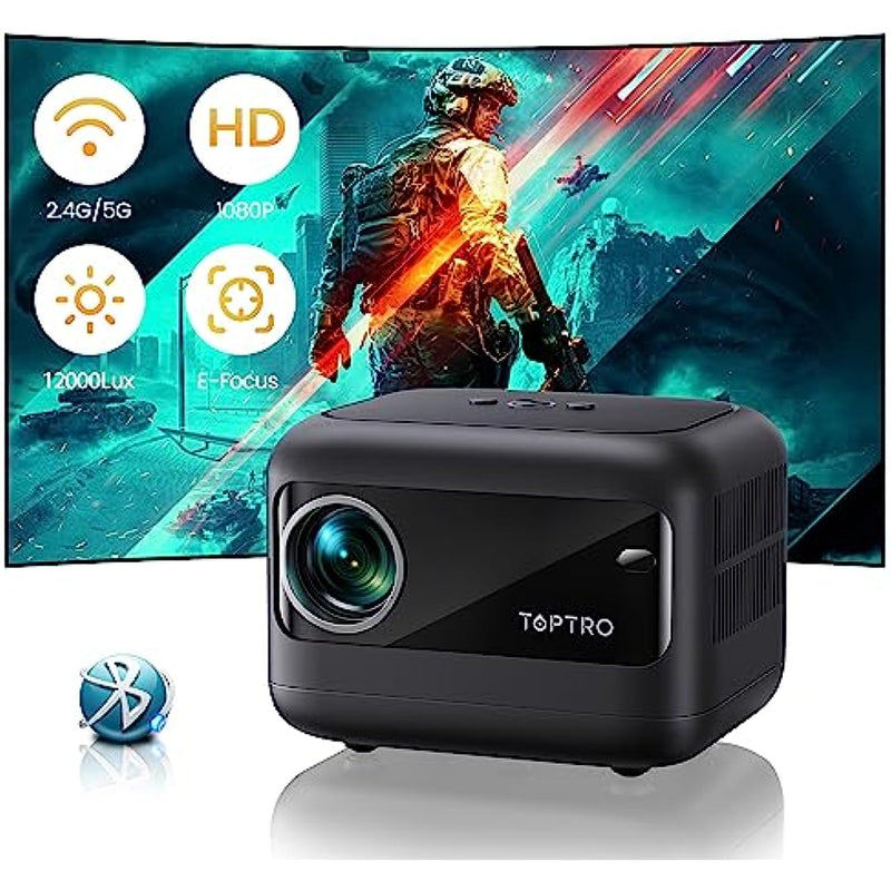 Outdoor Projector With Wifi And Bluetooth 5 2 12000 Lumens