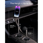 Magnetic Cup Phone Holder for Car Truck with Long Arm Compatible with iPhone, Samsung Galaxy & Google Pixel 1104