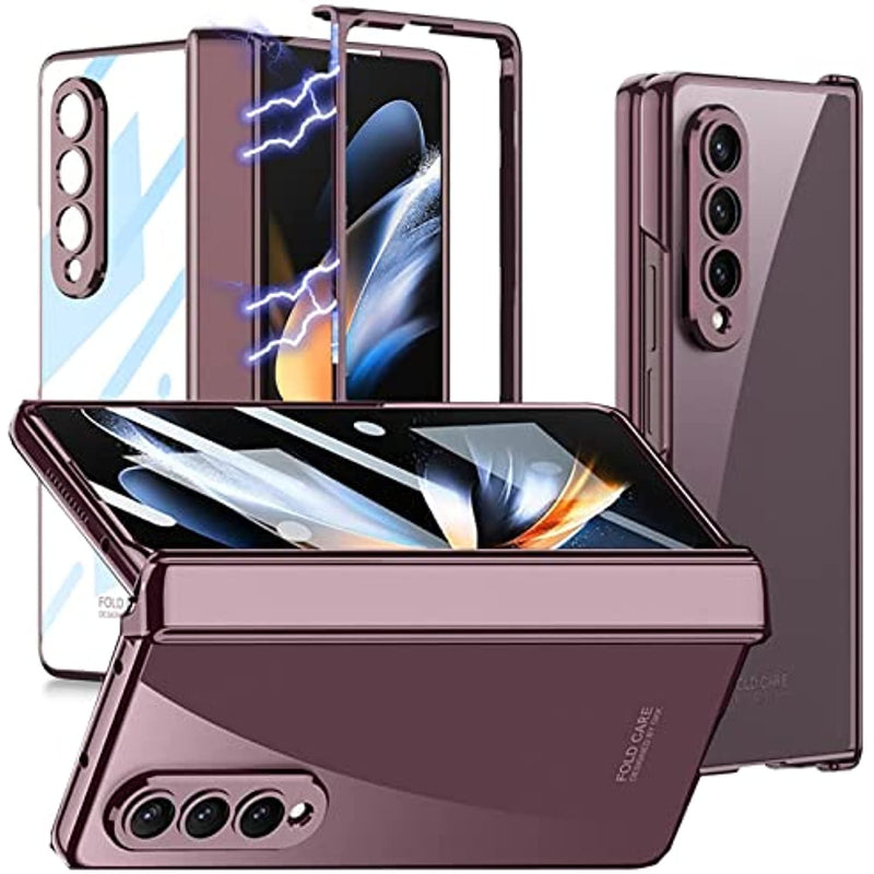Transparent Case For Samsung Galaxy Z Fold 4 Hinge Protection