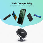Ugreen Magnetic Car Phone Holder Dashboard With Metal Plates Bundle Compatible For Iphone 11 Pro Max Iphone Xr Xs X 8 7 6 Plus 6S Samsung Galaxy S20 Ultra S10 S9 S8 Note 10 9 8 Google Pixel 4 3A Xl
